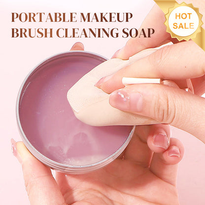 ❤️Portable Makeup Brush Cleaning Soap