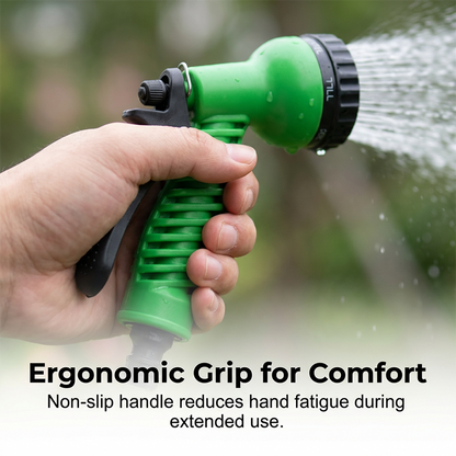 Retractable Garden Hose Reel with Spray Nozzle