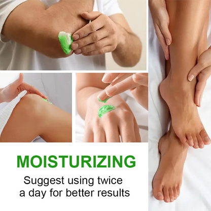 Fußmasken-Creme mit Teebaumöl 🦶 — Aloe für intensive Feuchtigkeit, Vitamin E zur Reparatur rissiger Haut: Genießen Sie eine Fußpflege in Spa-Qualität für zu Hause 🧴