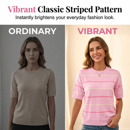 Women's Classic Striped Short-Sleeve T-Shirt