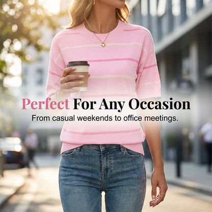 Women's Classic Striped Short-Sleeve T-Shirt