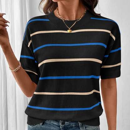Women's Classic Striped Short-Sleeve T-Shirt