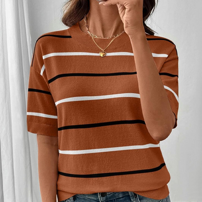 Women's Classic Striped Short-Sleeve T-Shirt
