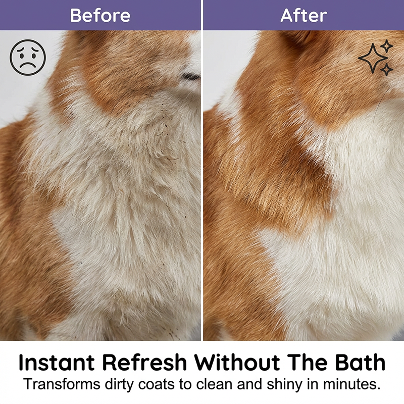 Hypoallergenic Pet Grooming Glove Wipes