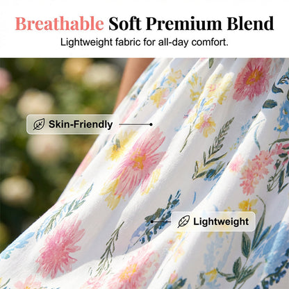 🌺 LIMITIERT: 50% RABATT! 🔥 Boho Off-Shoulder Maxikleid mit Schlitz & Taschen – Leicht, Weiblich & Perfekt für den Alltag 👗