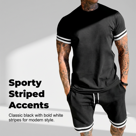 🥳2026 HOT SALE🔥Casual Short Sleeve T-Shirt & Shorts Set