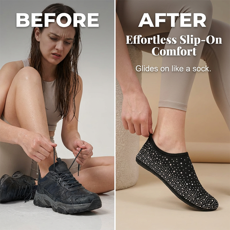 🔥50 % RABATT! 👟Damen-Strandschuhe – Schnelltrocknend, rutschfeste Sohle