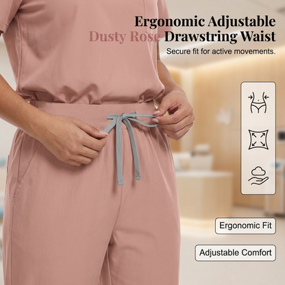 Bequemes und atmungsaktives Damen-Kasack-Set