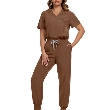 Bequemes und atmungsaktives Damen-Kasack-Set