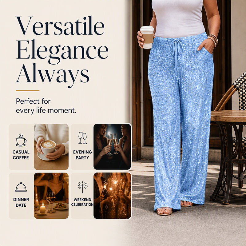 🔥Neuheiten & Sonderangebote – Damen Hose mit elastischem Bund und geradem Bein
