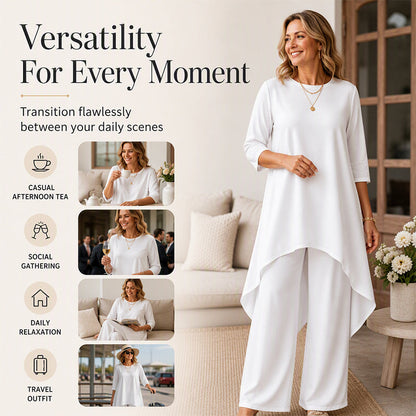 🔥 Jetzt im Trend – Asymmetrisches Hosen-Set – vielseitig