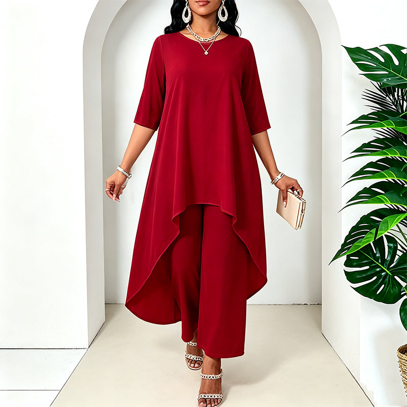 🔥 Jetzt im Trend – Asymmetrisches Hosen-Set – vielseitig