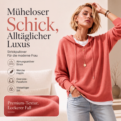 📢🎉50%Rabatt!!!🛍️✨Legerer Damen-Kapuzenpullover mit Kordelzug