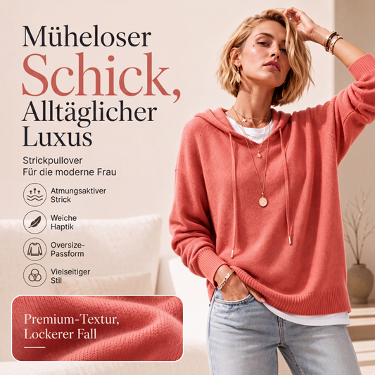 📢🎉50%Rabatt!!!🛍️✨Legerer Damen-Kapuzenpullover mit Kordelzug