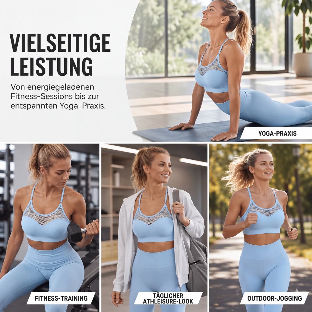 📢📢50%Rabatt!!!🎉✨Damen Hohles Mesh Push-Up Sport-BH