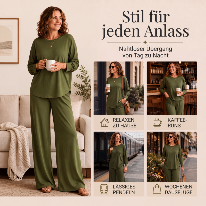 💎✨ Jetzt im Trend – Schickes Zweiteiler-Outfit – bequem und edel