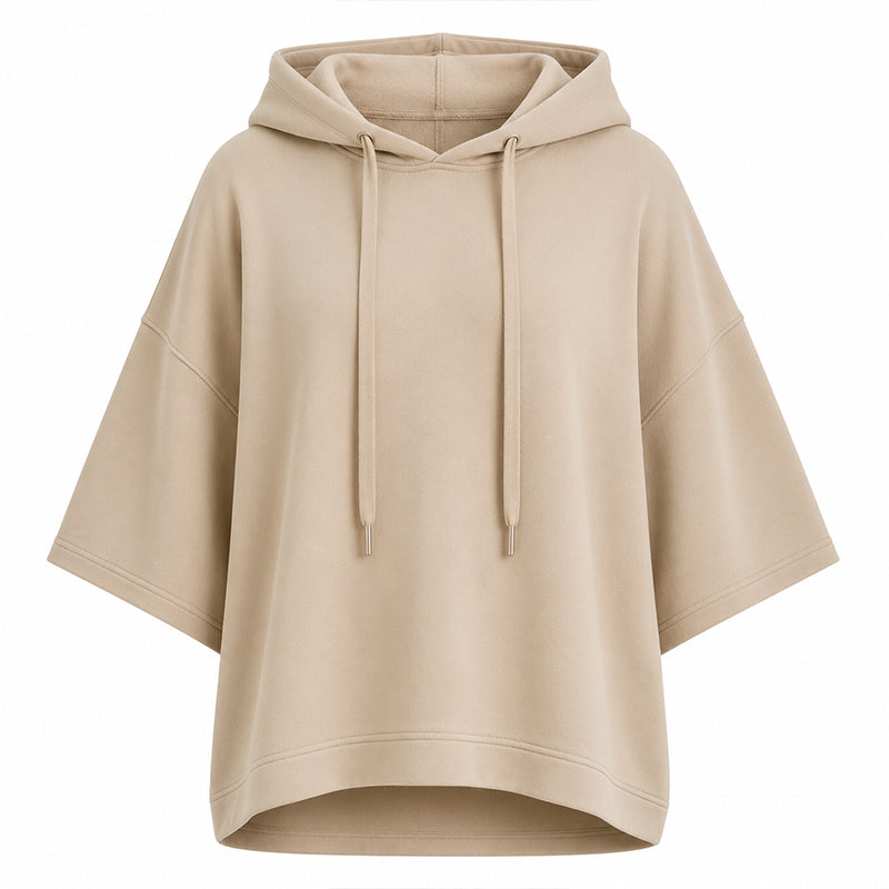 📢📢50%Rabatt!!!🎉✨Weites Hoodie mit weiten Ärmeln für Damen, legeres Sweatshirt