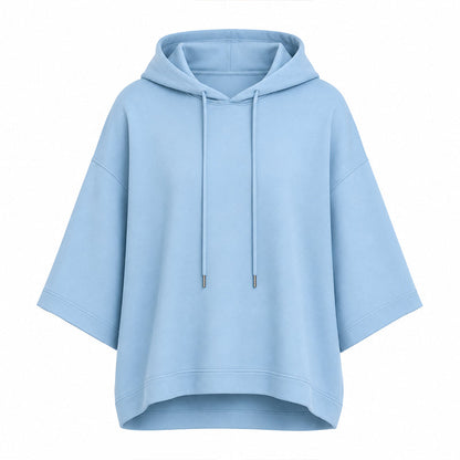 📢📢50%Rabatt!!!🎉✨Weites Hoodie mit weiten Ärmeln für Damen, legeres Sweatshirt
