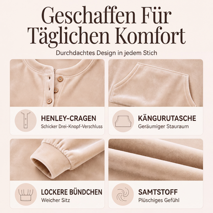📢📢50%Rabatt!!!🎉✨Damen-Sweatshirt aus Goldsamt