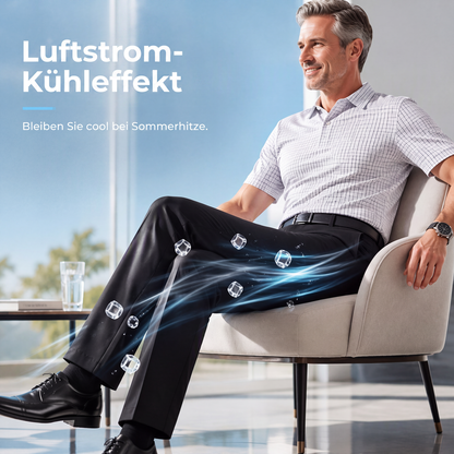 🛍️50 % Rabatt！🏷️Eisige Seide Freizeithosen für Herren