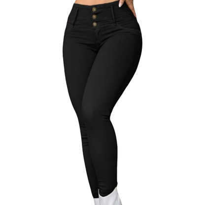 📢📢50%Rabatt!!!🎉🏃‍♀️ Es wird im Akkord weggeschnappt – zögern Sie nicht! Damen Stretch Hochbund Skinny Hose