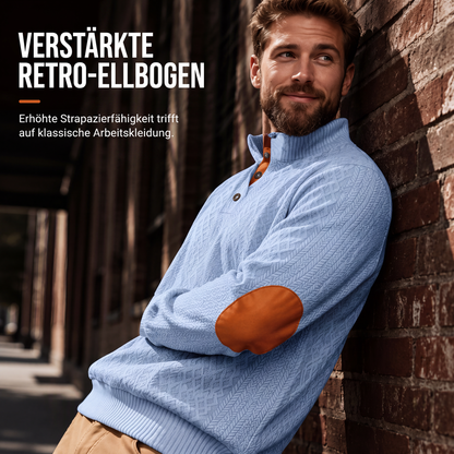 🌙 Heute um Mitternacht vorbei – verpassen Sie es nicht, sonst warten Sie ein Jahr! Legeres, lockeres Jacquard-Sweatshirt für Herren