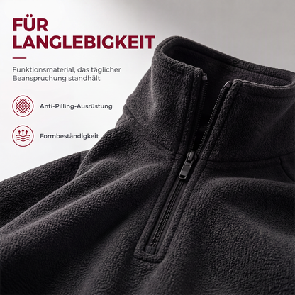 📢🎉50%Rabatt!!!🛍️✨Isolierende Fleece-Jacke mit halblangem Reißverschluss – perfekt zum Wandern und für den Alltag