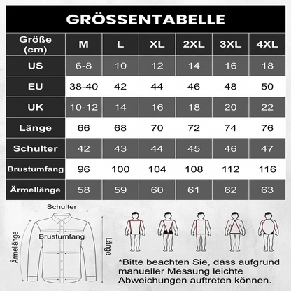 👔 50 % RABATT – Leichtes bügelfreies Herrenhemd | Eleganter Look trifft auf mühelosen Komfort ✨