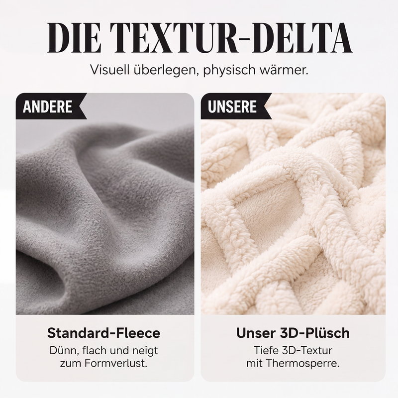 📢📢50%Rabatt!!!🎉✨Plüsch-Zopfmuster-Kapuzenpullover und -Hosen-Set für Damen