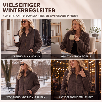 💎🧥 Kuscheliger Zip-Cardigan mit Taschen – warm und vielseitig