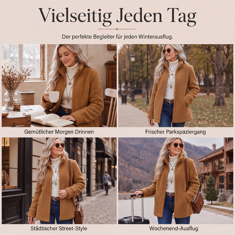 💎🧥 Bestseller – Winterjacke mit Reißverschluss – perfekt für kalte Tage