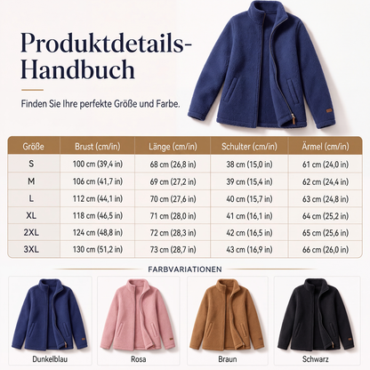 💎🧥 Bestseller – Winterjacke mit Reißverschluss – perfekt für kalte Tage