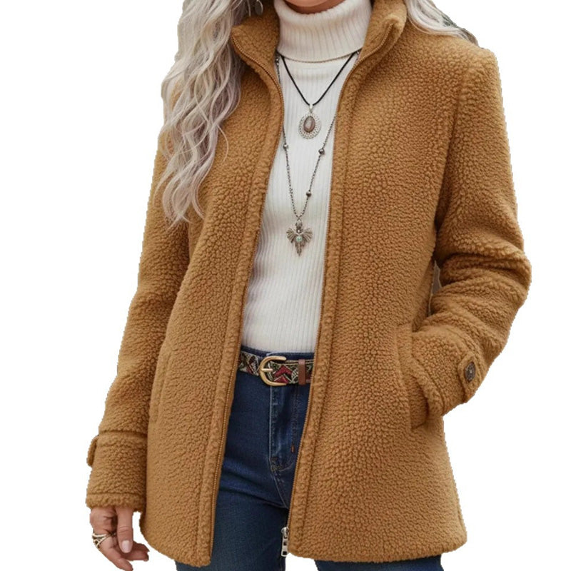 💎🧥 Bestseller – Winterjacke mit Reißverschluss – perfekt für kalte Tage