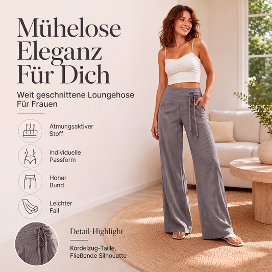 🎯 Einfach halber Preis – keine Spiele! Legere gestreifte Weithosen für Damen