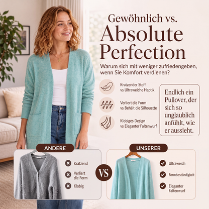 💎🛍️ Tagesangebot – Offener Strickcardigan – ideal für Alltag und Freizeit