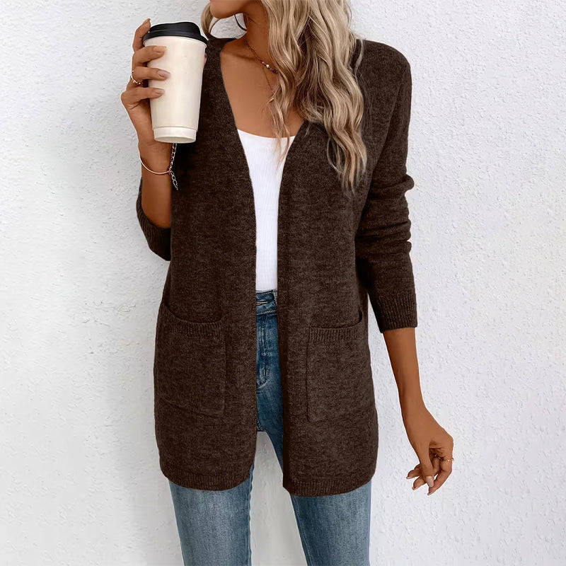 💎🛍️ Tagesangebot – Offener Strickcardigan – ideal für Alltag und Freizeit
