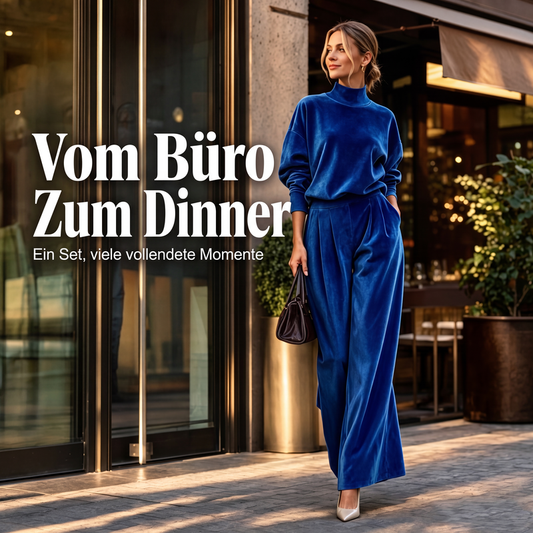 🧶 50% Rabatt | Fließende Eleganz & weicher Komfort – Damen Strick-Set