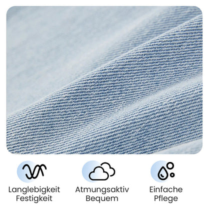 📢📢50%Rabatt!!!🎉✨Damen figurbetontes Jeanskleid mit U-Ausschnitt