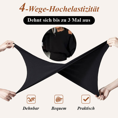 👗🌸 Bestseller – Damen-Set mit Sweatshirt mit schrägen Schultern und ärmellosem Kleid