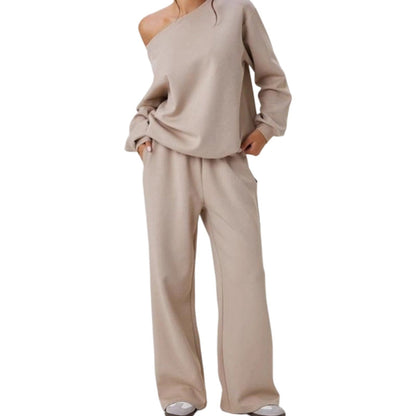 📢📢50% Rabatt!!! 🎉✨ Zweiteiliges Set für Damen: Sweatshirt & Jogginghose – Lässiges 2-teiliges Set aus Sweatshirt und Jogginghose – perfekt für einen bequemen Look im Alltag, beim Sport & in der Freizeit. Jetzt -50%!