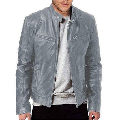 📢📢50%Rabatt!!!🎉✨Modische Jacke mit Reißverschluss und Stehkragen für Herren