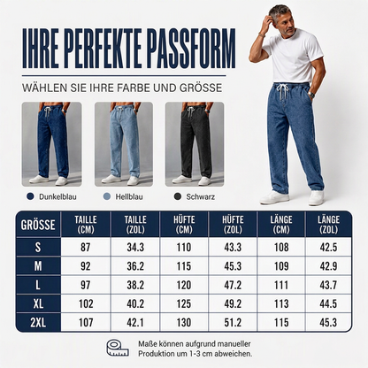 📢📢50%Rabatt!!!🎉✨Lockere gerade Jeans für Herren