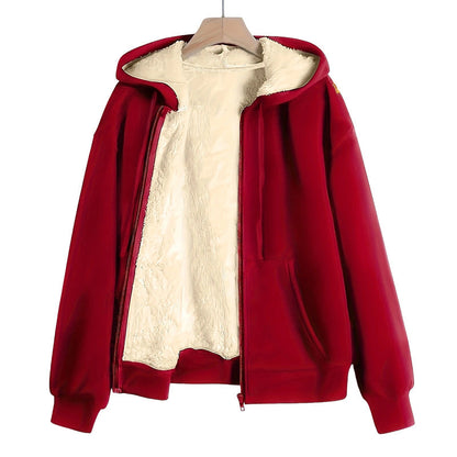 🔥 50% Rabatt | Kuschelige Wärme ohne einengendes Layering – Damen Kapuzenjacke
