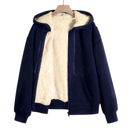 🔥 50% Rabatt | Kuschelige Wärme ohne einengendes Layering – Damen Kapuzenjacke