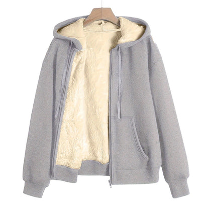 🔥 50% Rabatt | Kuschelige Wärme ohne einengendes Layering – Damen Kapuzenjacke