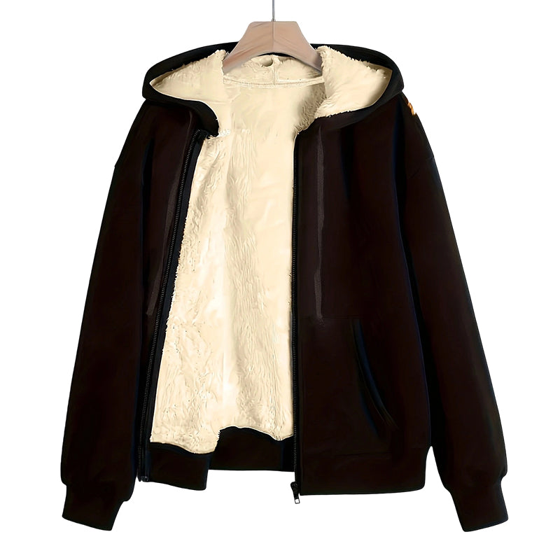 🔥 50% Rabatt | Kuschelige Wärme ohne einengendes Layering – Damen Kapuzenjacke