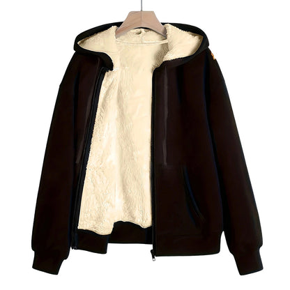 🔥 50% Rabatt | Kuschelige Wärme ohne einengendes Layering – Damen Kapuzenjacke