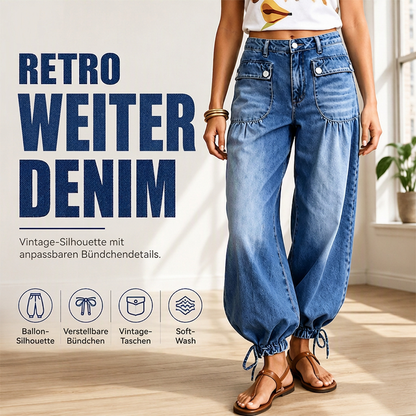 👖 50% Rabatt | 2 Looks in 1 – Verstellbare High-Waist Balloon Jeans