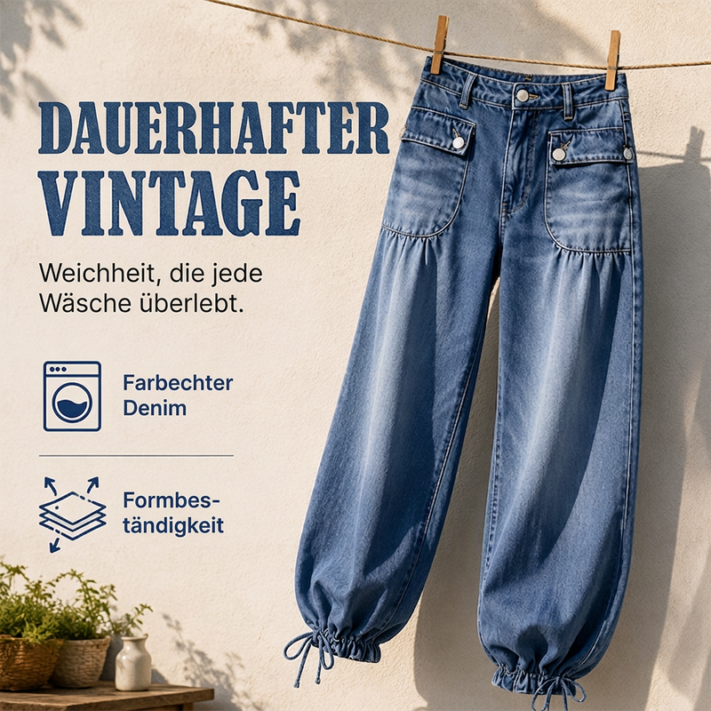👖 50% Rabatt | 2 Looks in 1 – Verstellbare High-Waist Balloon Jeans