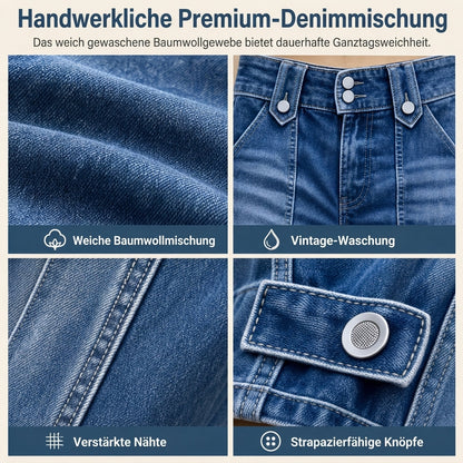 📢🎉50%Rabatt!!!🛍️✨Retro-Weitbeinjeans für Damen